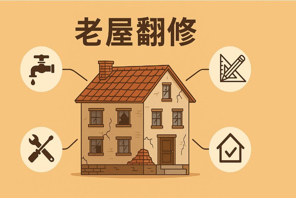老屋翻修須知：完整指南讓舊屋重獲新生